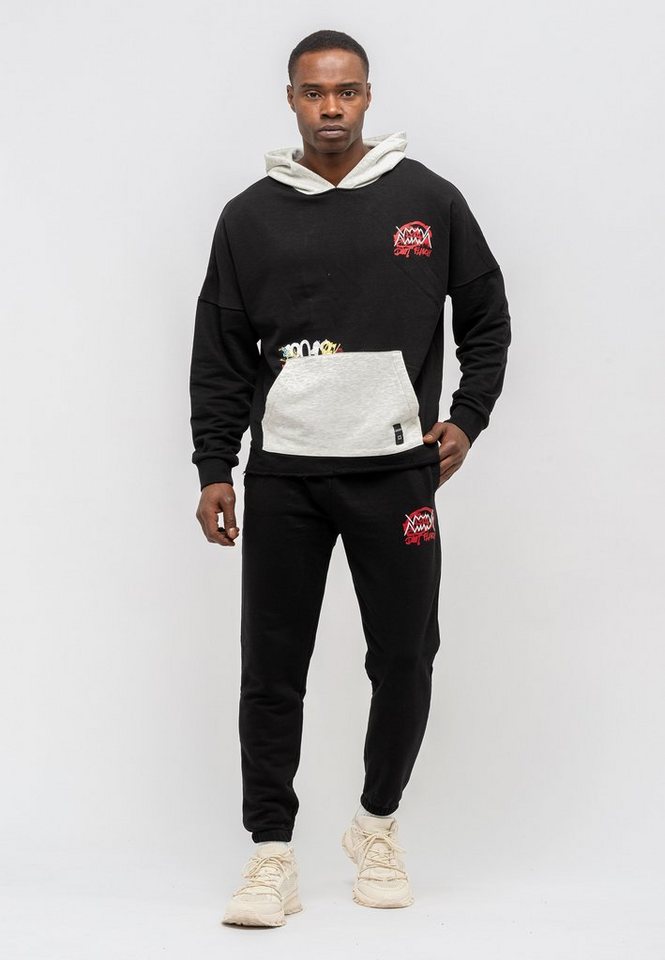 Tom Barron Trainingsanzug Tom Barron Mens Oversize Print Design Sweatshirt And Pant Sets, mit modernem Design von Tom Barron