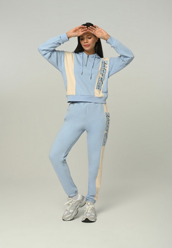 Tom Barron Trainingsanzug Women Regular Tracksuit With Zipper Top And Emboidery Aplique Design von Tom Barron