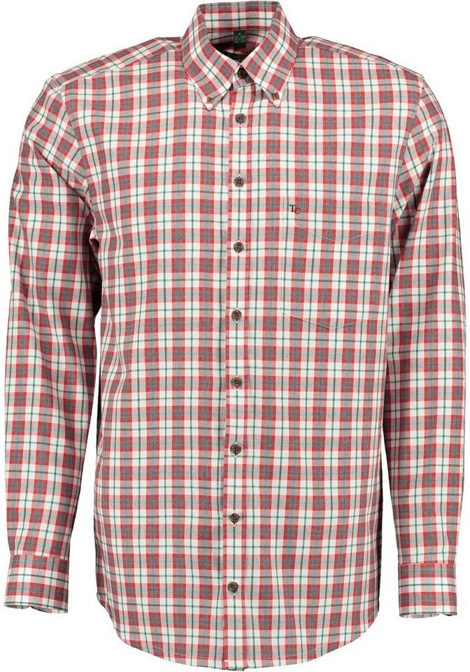 Tom Collins Langarmhemd Flasen Herren Langarm Freizeithemd mit Button-Down-Kragen von Tom Collins