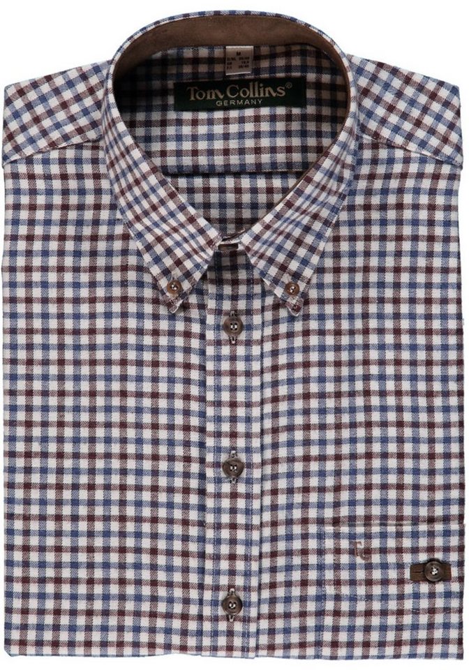 Tom Collins Langarmhemd Gomfevu Herren Hemd mit Button-Down-Kragen von Tom Collins