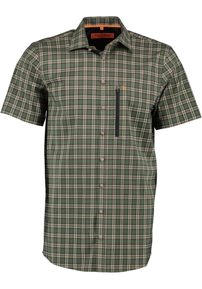 Tom Collins Outdoorhemd Vuikos Herren Kurzarm Jagdhemd mit TC-Stickerei auf der Brusttasche von Tom Collins