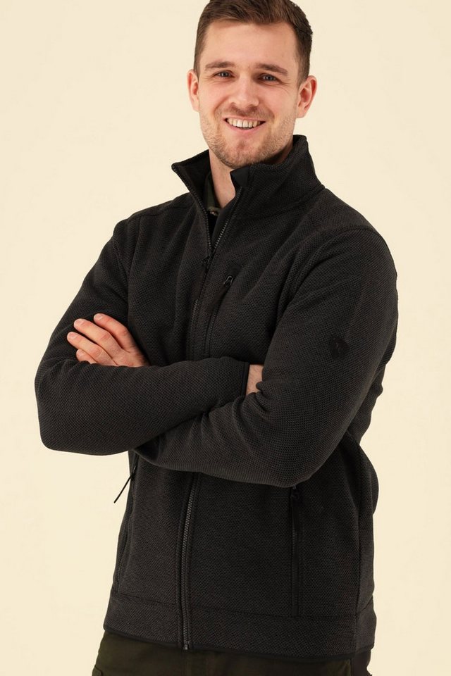 Tom Collins Outdoorjacke Strickfleecejacke Herren - SILENOS - anthrazit von Tom Collins