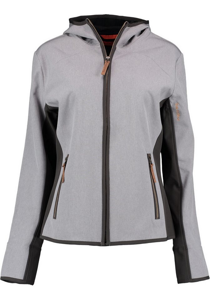 Tom Collins Softshelljacke Gixud Damen Outdoorjacke mit 2 Reißverschlusstaschen von Tom Collins