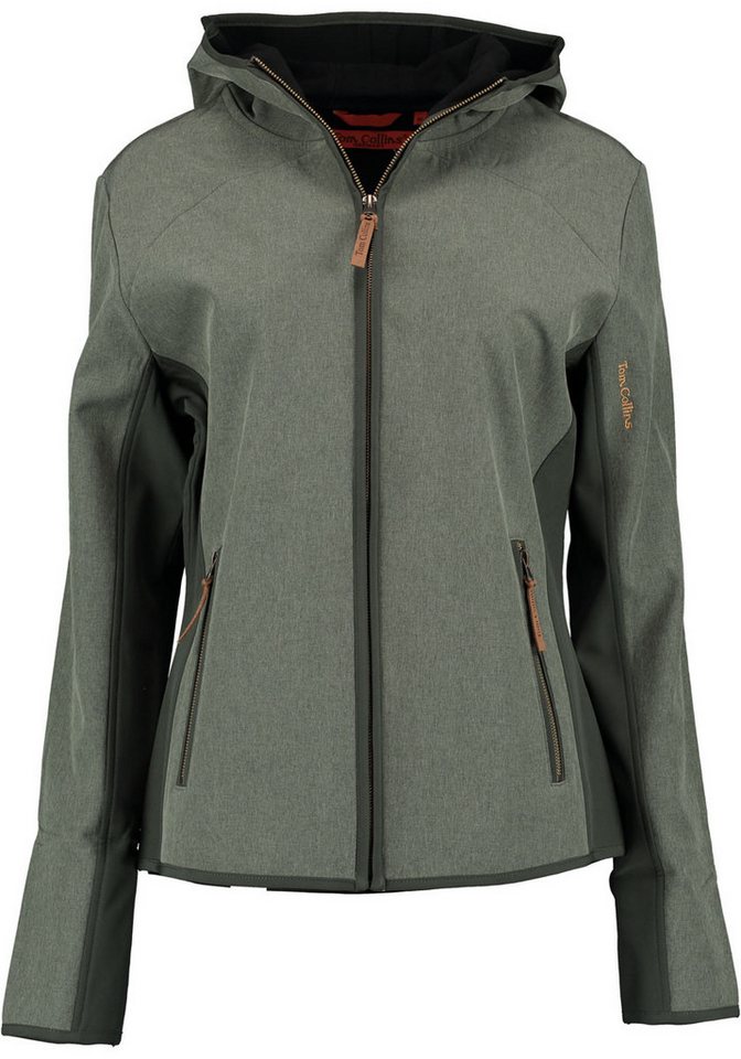 Tom Collins Softshelljacke Gixud Damen Outdoorjacke mit 2 Reißverschlusstaschen von Tom Collins