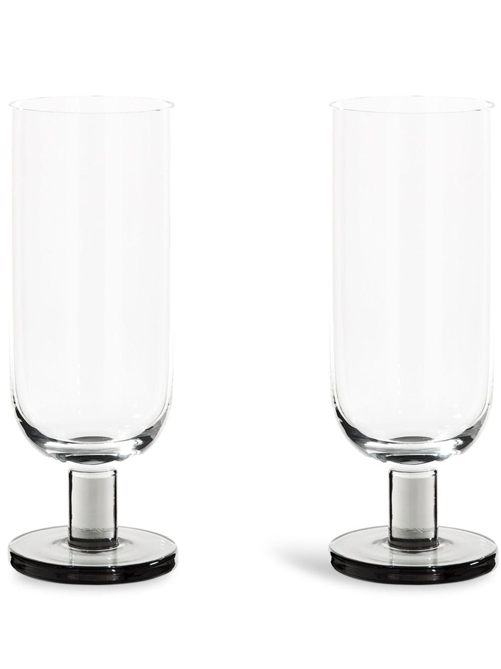 Tom Dixon 2er-Set Puck' Longdrink-Gläser - Weiß von Tom Dixon