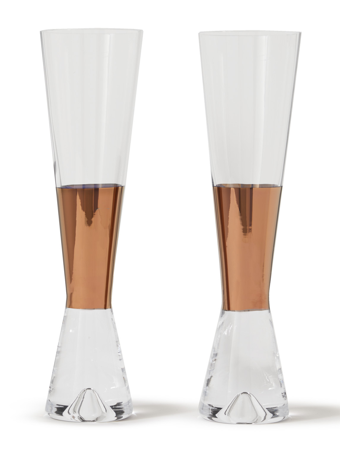 Tom Dixon - Tank Set of Two Painted Champagne Glasses - Men - Neutrals von Tom Dixon