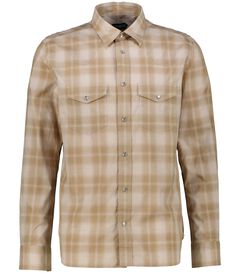 Herren Hemd BRUSHED DEGRADE CHECK WESTERN SHIRT Langarm von Tom Ford