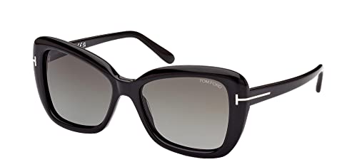 Tom Ford MAEVE FT 1008 Black/Smoke Shaded 55/17/140 Damen Sonnenbrillen von Tom Ford