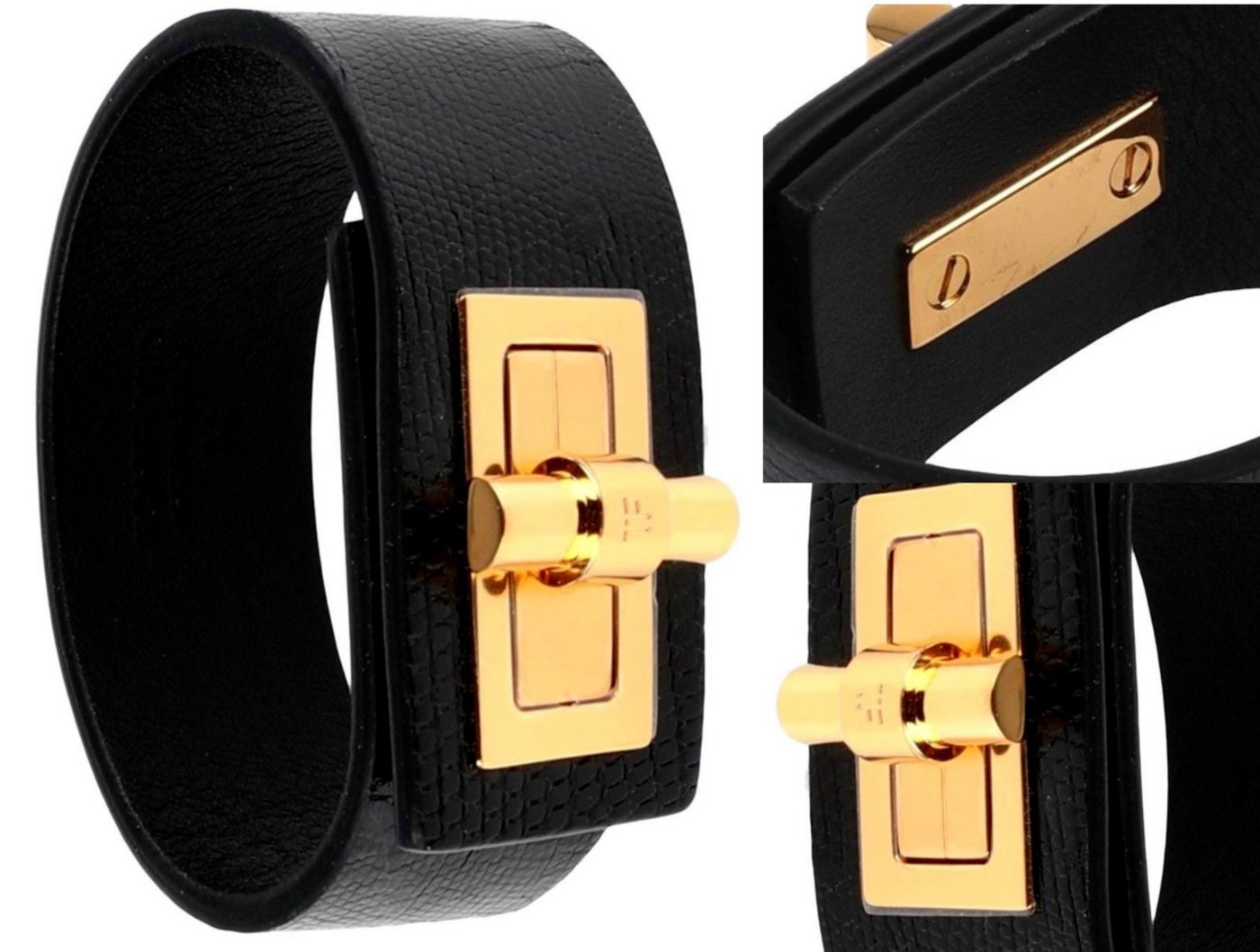 Tom Ford Bettelarmband TOM FORD Turnlock Buckle Natalia Cuff Bracelet Armband Armreif von Tom Ford