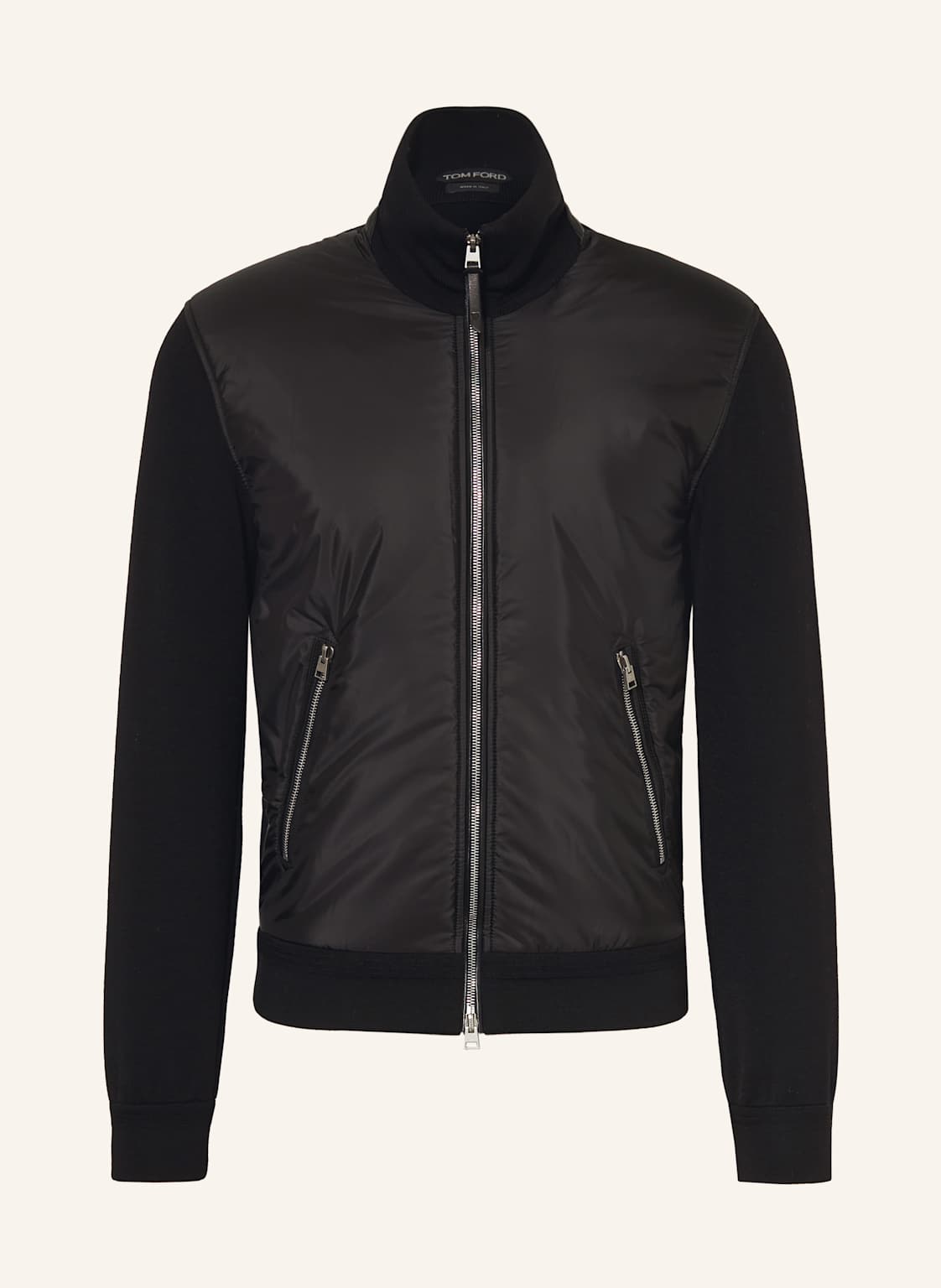 Tom Ford Blouson Im Materialmix schwarz von Tom Ford