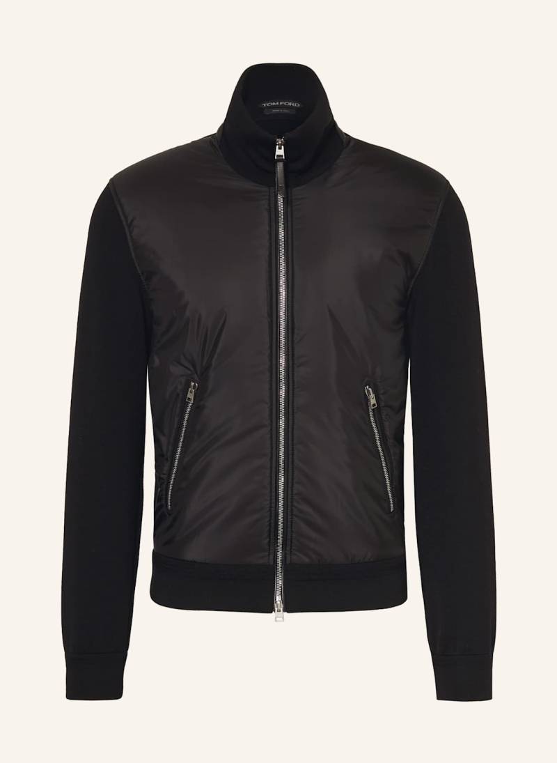 Tom Ford Blouson Im Materialmix schwarz von Tom Ford