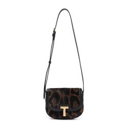 Tom Ford Braun Lederschultertasche von Tom Ford