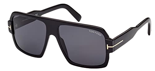 Tom Ford CAMDEN FT 0933 Shiny Black/Grey 58/15/145 Unisex Sonnenbrillen von Tom Ford