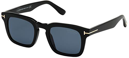 Tom Ford DAX FT 0751 Shiny Black/Blue 48/22/145 Unisex Sonnenbrillen von Tom Ford