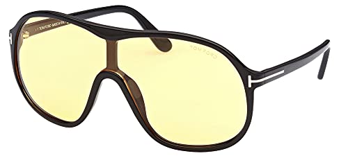 Tom Ford Sonnenbrillen DREW FT 0964 Shiny Black/Brown Yellow 0/0/135 Unisex von Tom Ford