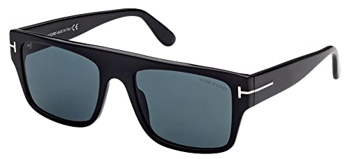 Tom Ford Sonnenbrillen DUNNING-02 FT 0907 Shiny Black/Blue 55/19/145 Herren von Tom Ford