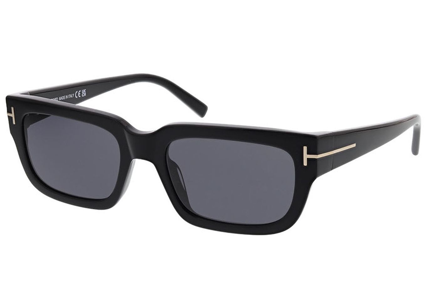 Tom Ford Ezra FT1075 01A 54-19 Sonnenbrille mit Sehstärke erhältlich, Damen/Herren, Vollrand, Rechteckig von Tom Ford