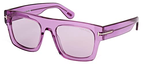 Tom Ford FAUSTO FT 0711 Shiny Transparent Violet/Violet 53/20/145 Unisex Sonnenbrillen von Tom Ford