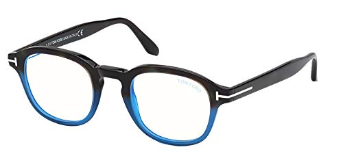 Tom Ford FT 5698-B BLUE BLOCK Havana Blue 48/23/145 Herren Brillen von Tom Ford