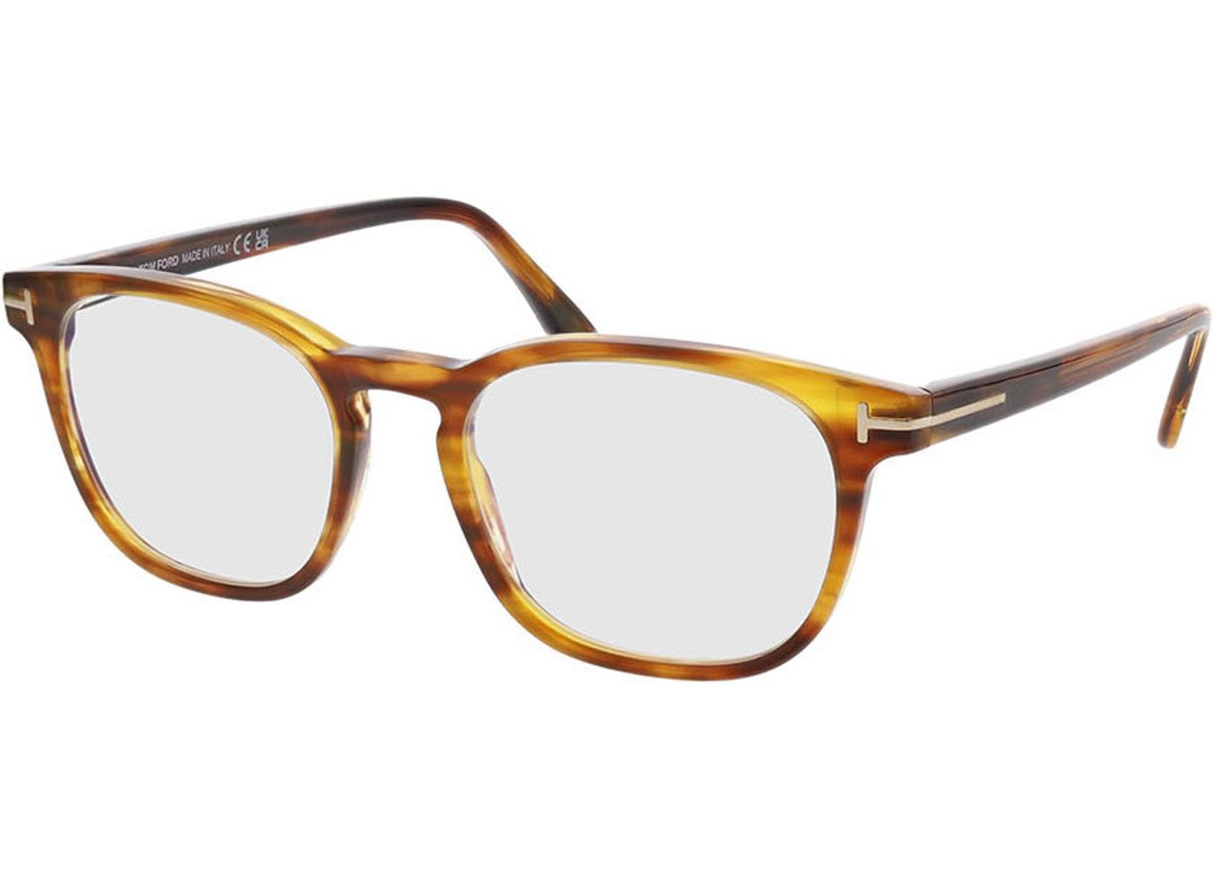 Tom Ford FT5868-B 050 51-18 Brillengestell inkl. Gläser, Herren, Vollrand, Eckig von Tom Ford