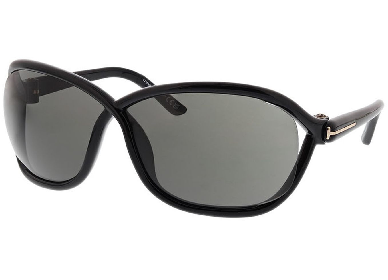 Tom Ford Fernanda FT1069 01A 68-7 Sonnenbrille ohne Sehstärke, Damen, Vollrand, geometric von Tom Ford