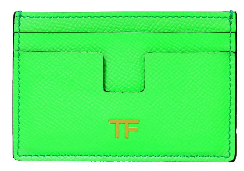 Tom Ford Kartenetui TF Neon-Colour Logo-Plakette Geldbörse, Kartenschlitze für Kreditkarten, Ausweise oder Visitenkarten von Tom Ford