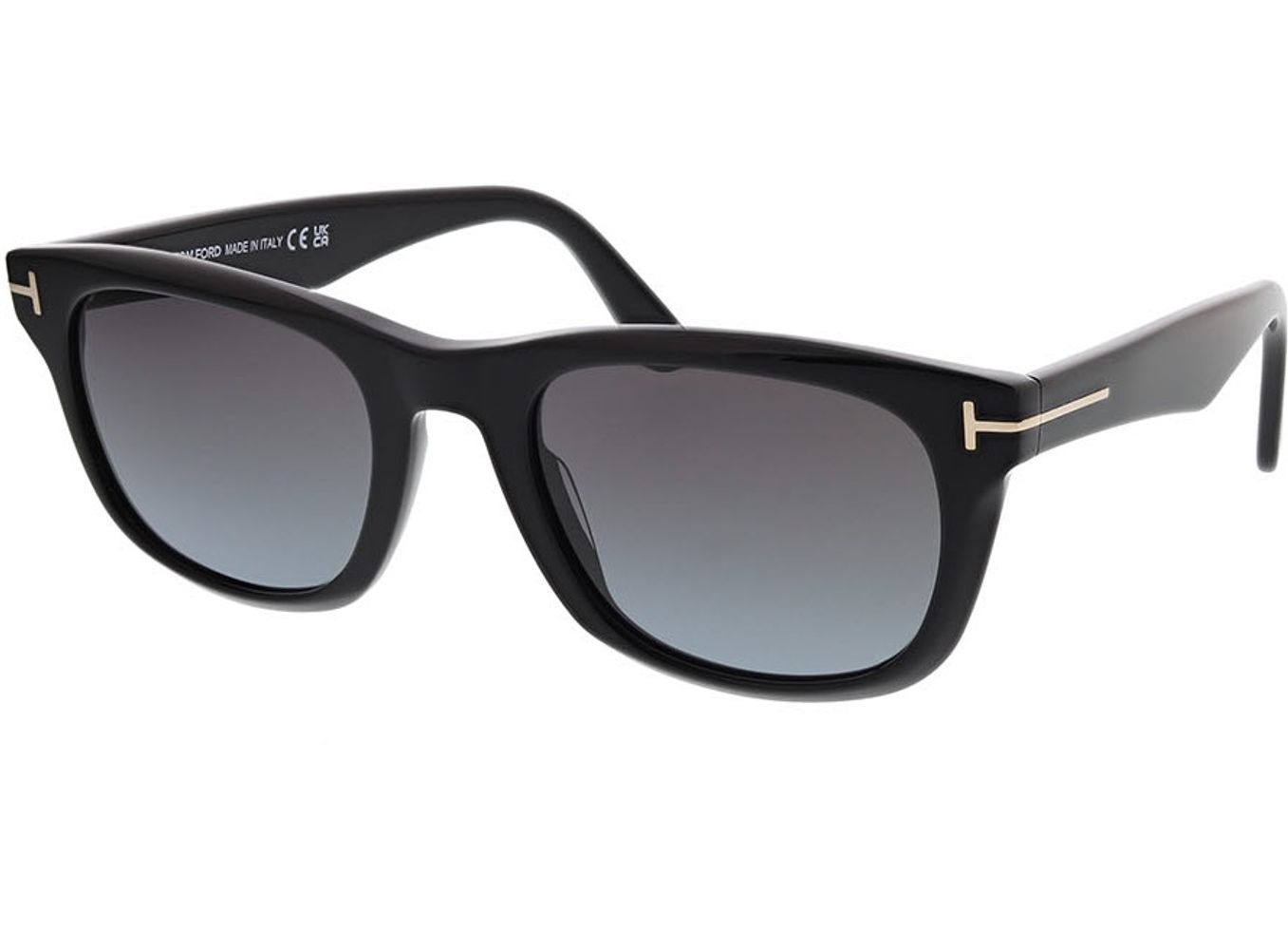 Tom Ford Kendel FT1076 01B 54-22 Sonnenbrille mit Sehstärke erhältlich, Herren, Vollrand, Eckig von Tom Ford