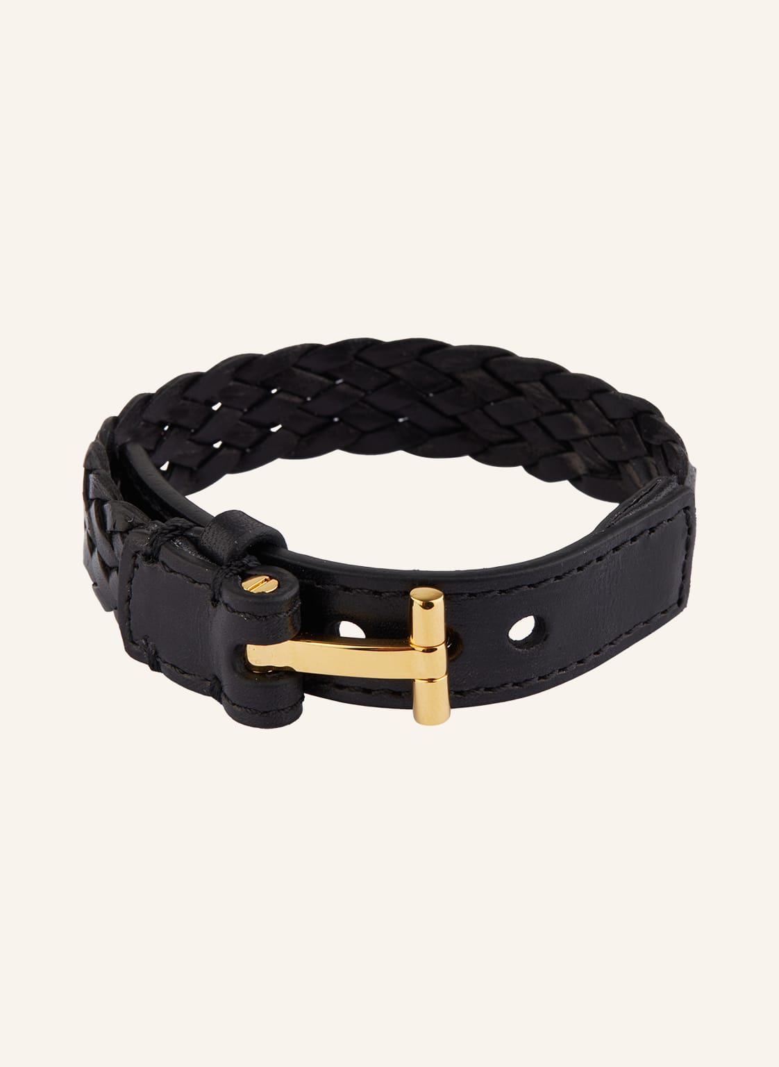 Tom Ford Lederarmband schwarz von Tom Ford