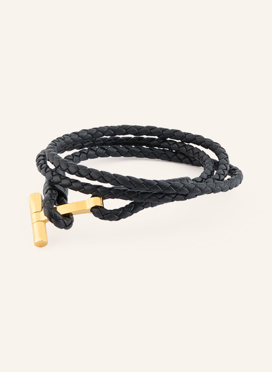 Tom Ford Lederarmband schwarz von Tom Ford