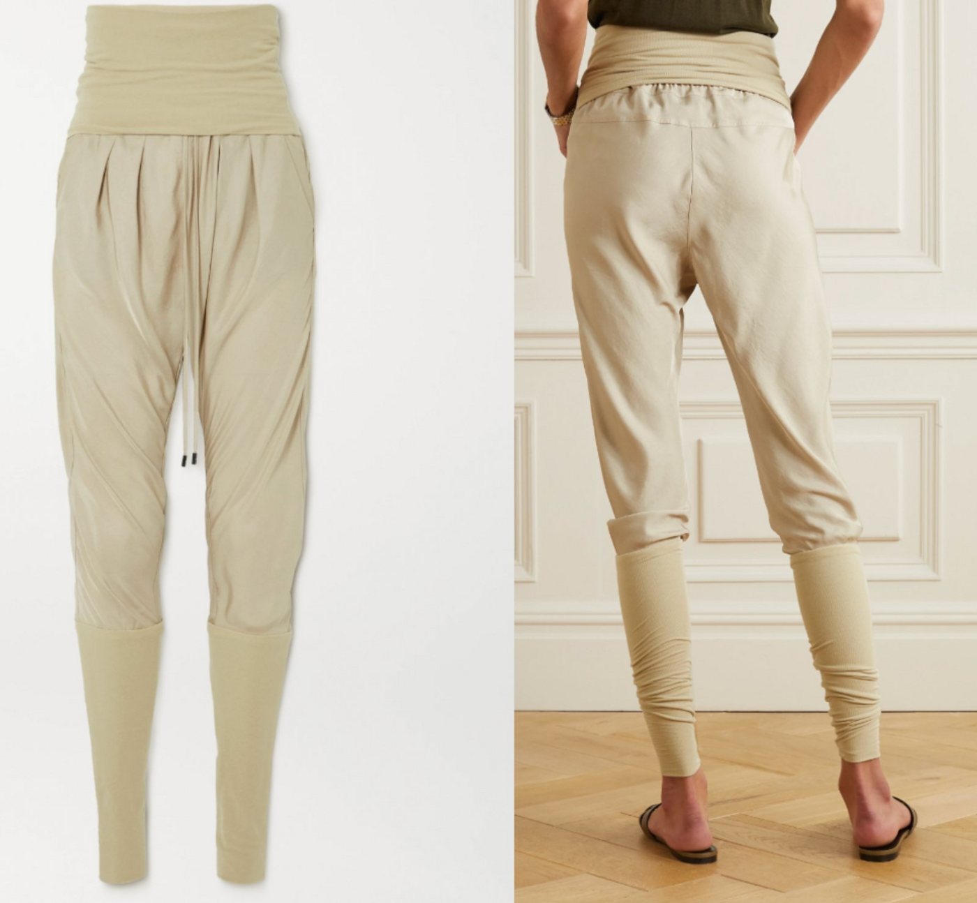 Tom Ford Loungehose TOM FORD Sold Out Jersey Paneled Twill Track Pants Harem Hose Joggingh von Tom Ford