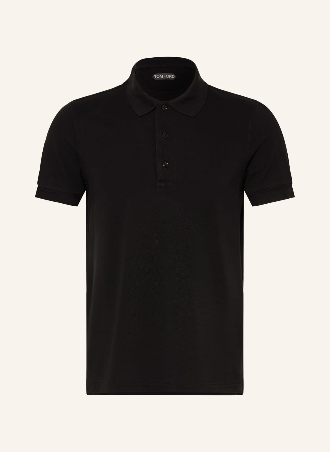 Tom Ford Piqué-Poloshirt schwarz von Tom Ford