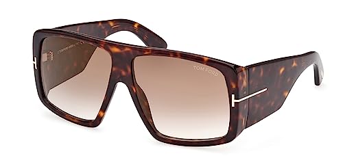 Tom Ford RAVEN FT 1036 Dark Havana/Light Brown Shaded 60/12/135 Unisex Sonnenbrillen von Tom Ford