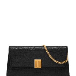 Tom Ford Schwarze Glitzer Clutch von Tom Ford