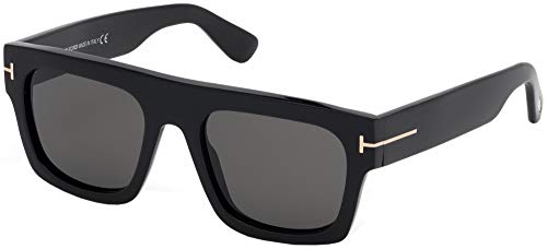 Tom Ford Sonnenbrillen FAUSTO FT 0711 Black/Smoke 53/20/145 Unisex von Tom Ford