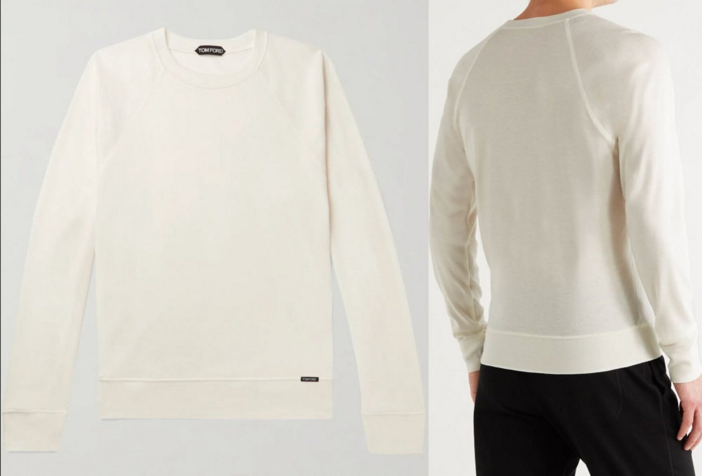 Tom Ford Sweatshirt TOM FORD Cashmere-Jersey Sweater Sweatshirt Jumper Kaschmir Pullover P von Tom Ford