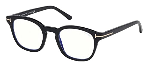 Tom Ford Unisex-Erwachsene Ft5532-b Brillengestelle, Schwarz (Nero LUCIDO), 49 von Tom Ford