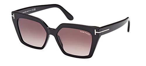 Tom Ford Sonnenbrillen WINONA FT 1030 Shiny Black/Light Violet Shaded 53/15/140 Damen von Tom Ford
