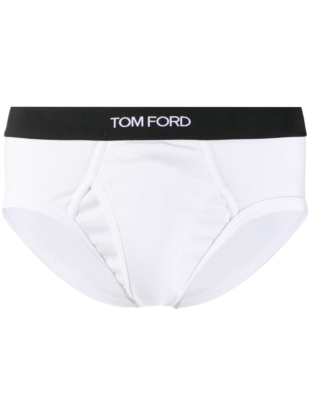 TOM FORD Slip mit Logo-Bund - Weiß von TOM FORD