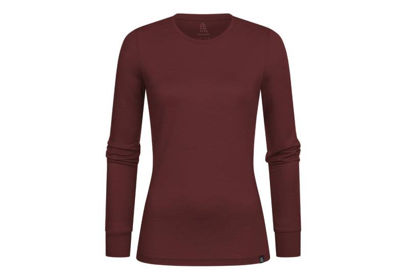 Tom Fyfe Longsleeve TOM FYFE Merino Longsleeve Damen Burgundy / L von Tom Fyfe