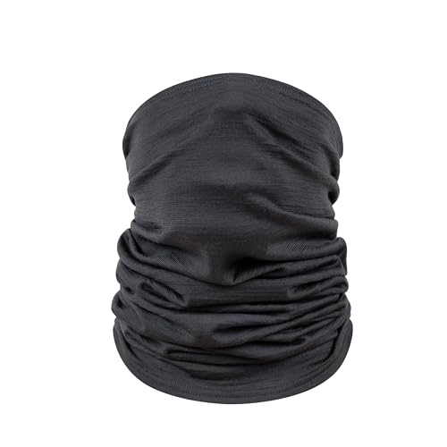 TOM FYFE Merino Schlauchschal Unisex Anthrazit | Multifunktionstuch | 100% Merinowolle | Made in Europe von TOM FYFE