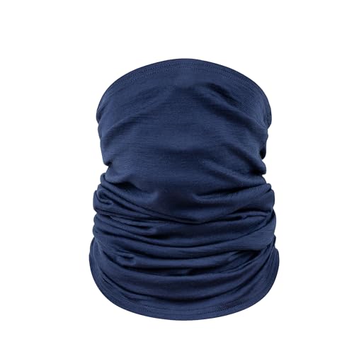 TOM FYFE Merino Schlauchschal Unisex Marine | Multifunktionstuch | 100% Merinowolle | Made in Europe von TOM FYFE