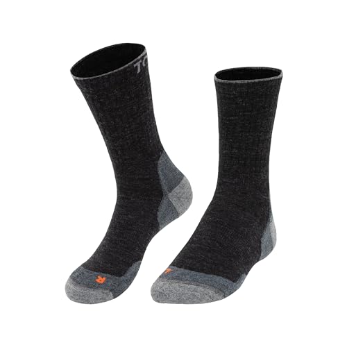 TOM FYFE Merino Wandersocken Unisex Anthrazit / 39-42/1 Paar | Made in Europe von TOM FYFE