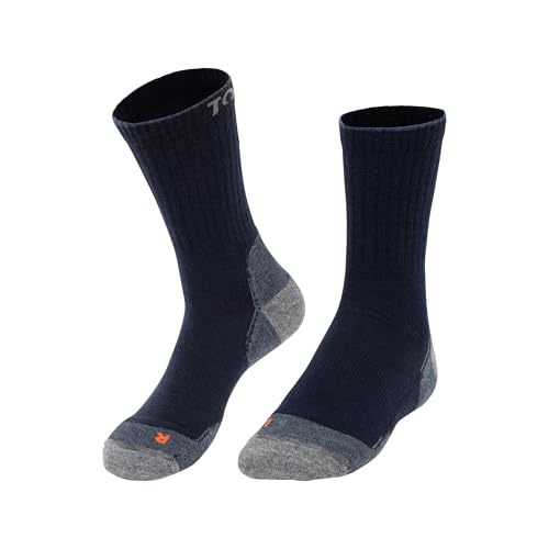TOM FYFE Merino Wandersocken Unisex Marine / 43-46/1 Paar | Made in Europe von TOM FYFE