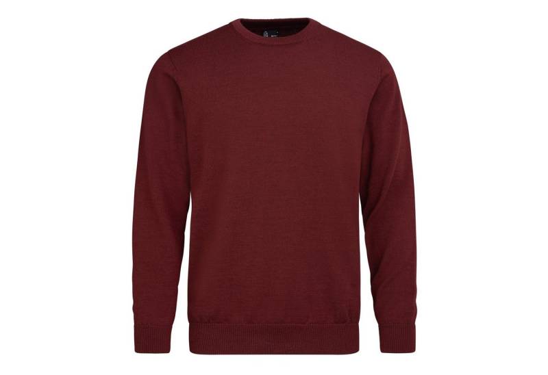 Tom Fyfe Rundhalspullover TOM FYFE Merino Rundhals-Pullover Herren Bordeaux / 3XL von Tom Fyfe