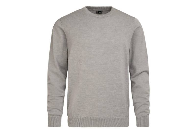 Tom Fyfe Rundhalspullover TOM FYFE Merino Rundhals-Pullover Herren Gray Melange / L von Tom Fyfe
