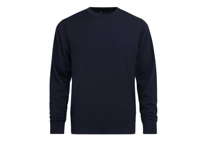 Tom Fyfe Rundhalspullover TOM FYFE Merino Rundhals-Pullover Herren Midnight Blue / XL von Tom Fyfe