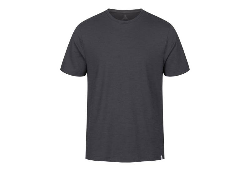 Tom Fyfe T-Shirt TOM FYFE Merino T-Shirt Regular Fit Anthrazit / S von Tom Fyfe