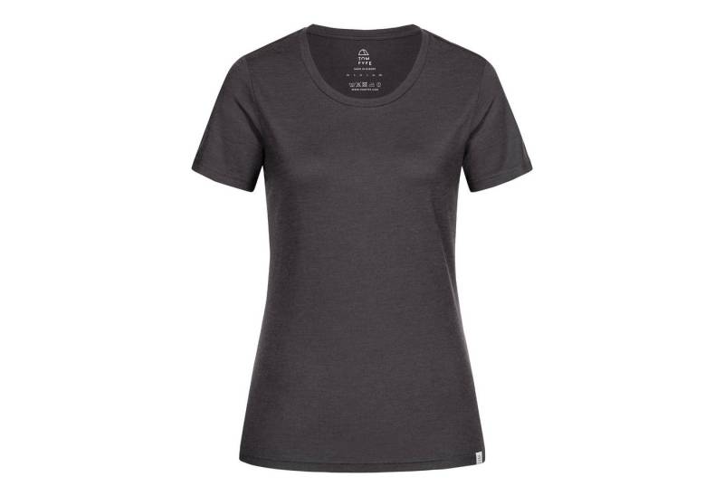 Tom Fyfe T-Shirt TOM FYFE Merino T-Shirt Slim Fit Damen Anthrazit / 2XL von Tom Fyfe