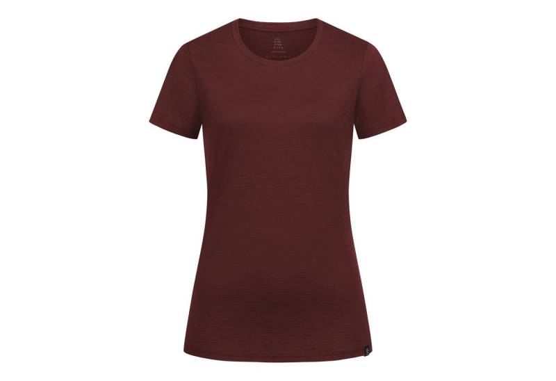 Tom Fyfe T-Shirt TOM FYFE Merino T-Shirt Slim Fit Damen Burgundy / 2XL von Tom Fyfe