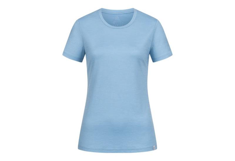 Tom Fyfe T-Shirt TOM FYFE Merino T-Shirt Slim Fit Damen Steel Blue / XL von Tom Fyfe